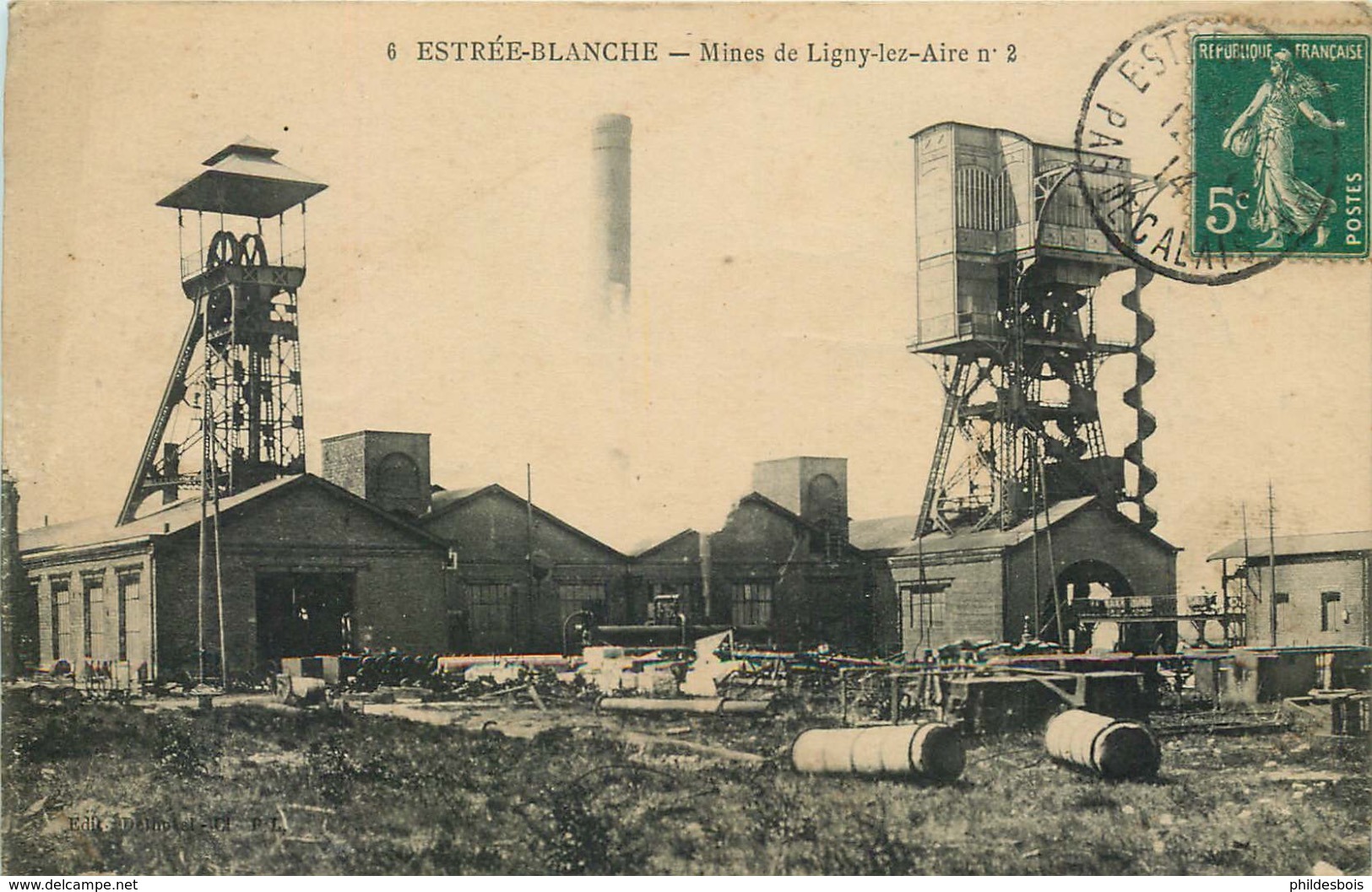 PAS DE CALAIS ESTREE BLANCHE  Mines De Ligny Lez Aires - Other & Unclassified