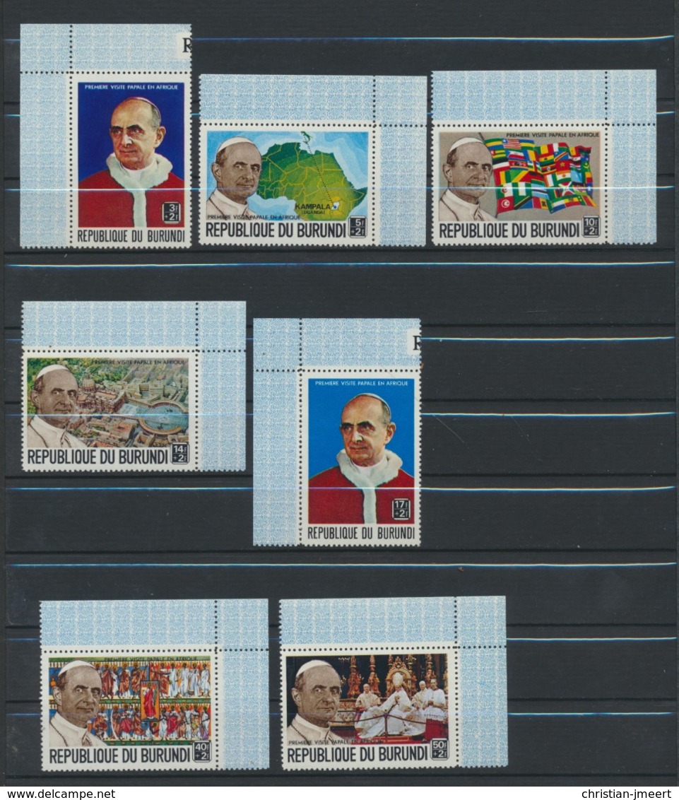 BURUNDI 1969 Pape   Timbres MNH XX - Neufs