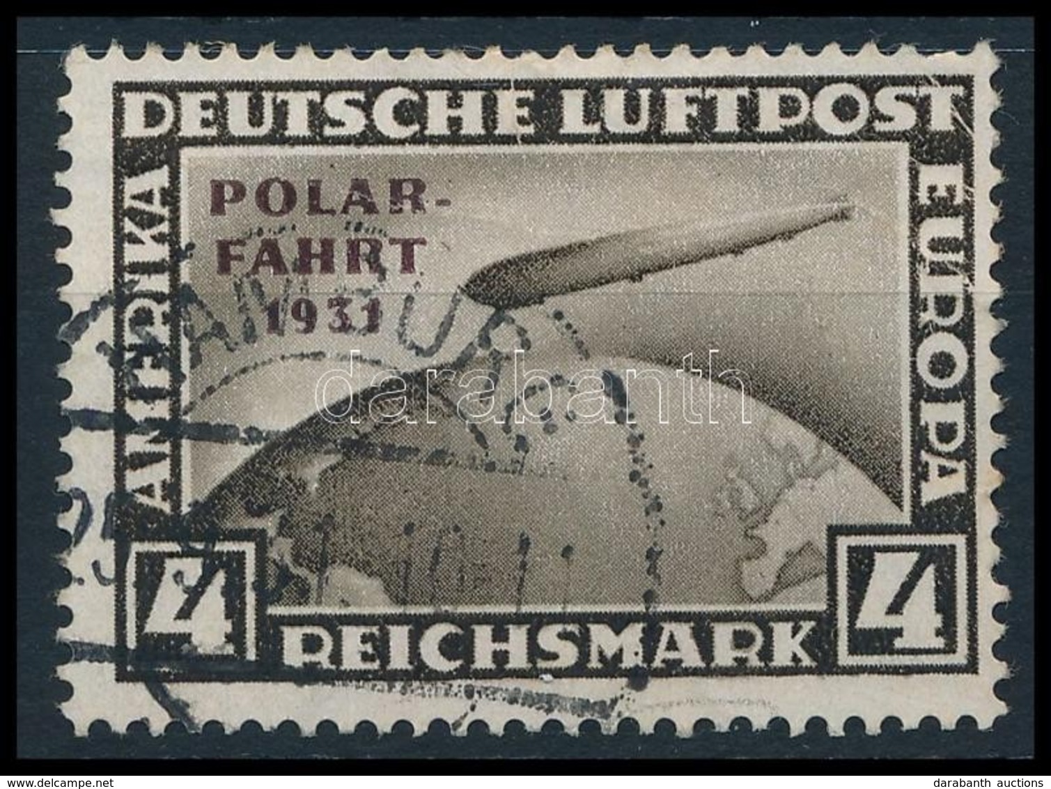 O 1931 Zeppelin Polarfahrt Mi 458 (Mi EUR 900.-) - Sonstige & Ohne Zuordnung