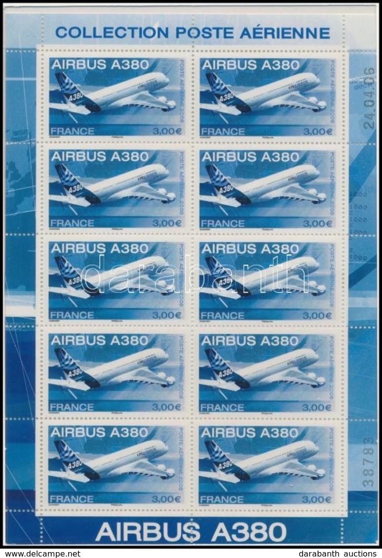 ** 2006 Airbus A380 Kisív Eredeti Dísz Csomagolásban,
Airbus A380 Mini Sheet In Original Decorative Holder
Mi 4110 - Sonstige & Ohne Zuordnung