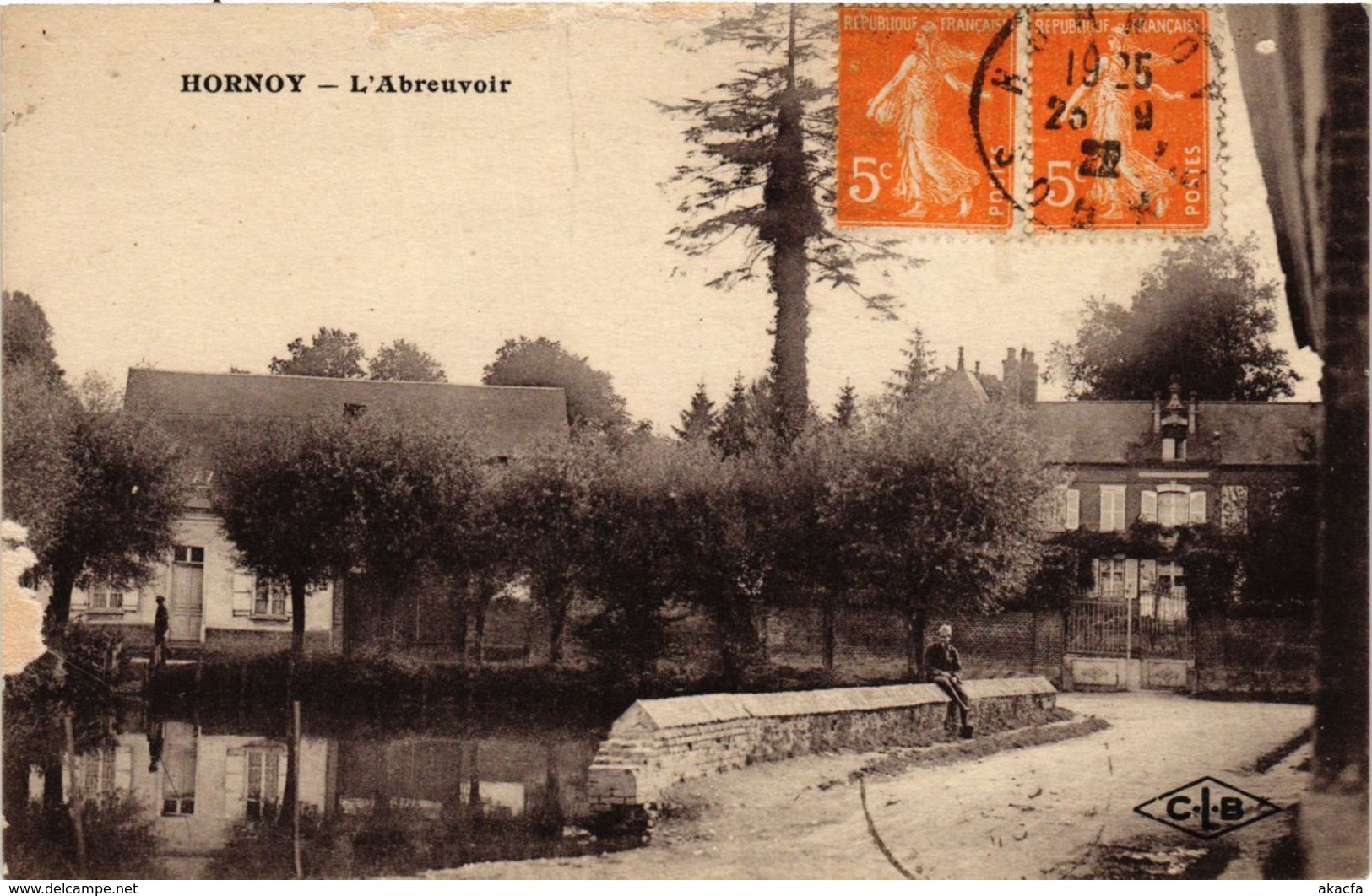CPA HORNOY - L'Abrevoir (295239) - Hornoy Le Bourg