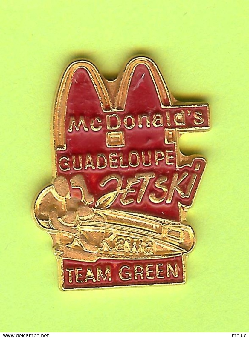 Pin's Mac Do McDonald's Guadeloupe Jetski Kawa Team Green - 7V28 - McDonald's