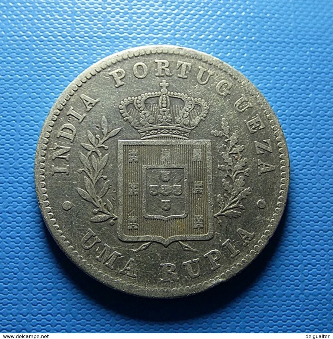 Portuguese India 1 Rupia 1881 Silver - Portugal