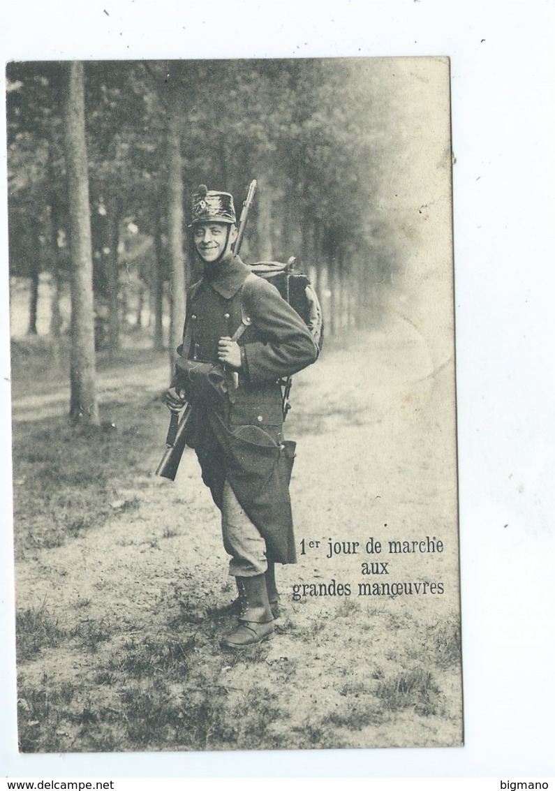 Leopoldsburg Bourg Leopold Camp De Beverloo    1er Jour De Marche Aux Grandes Manoeuvres - Leopoldsburg (Kamp Van Beverloo)