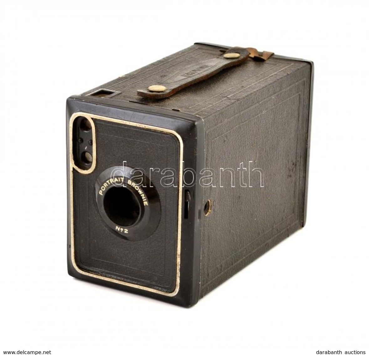 Cca 1930 Kodak Eastman Portrait Brownie No.2 Box Fényképezőgép, Jó állapotban / Vintage Kodak Box Camera, In Good Condit - Appareils Photo