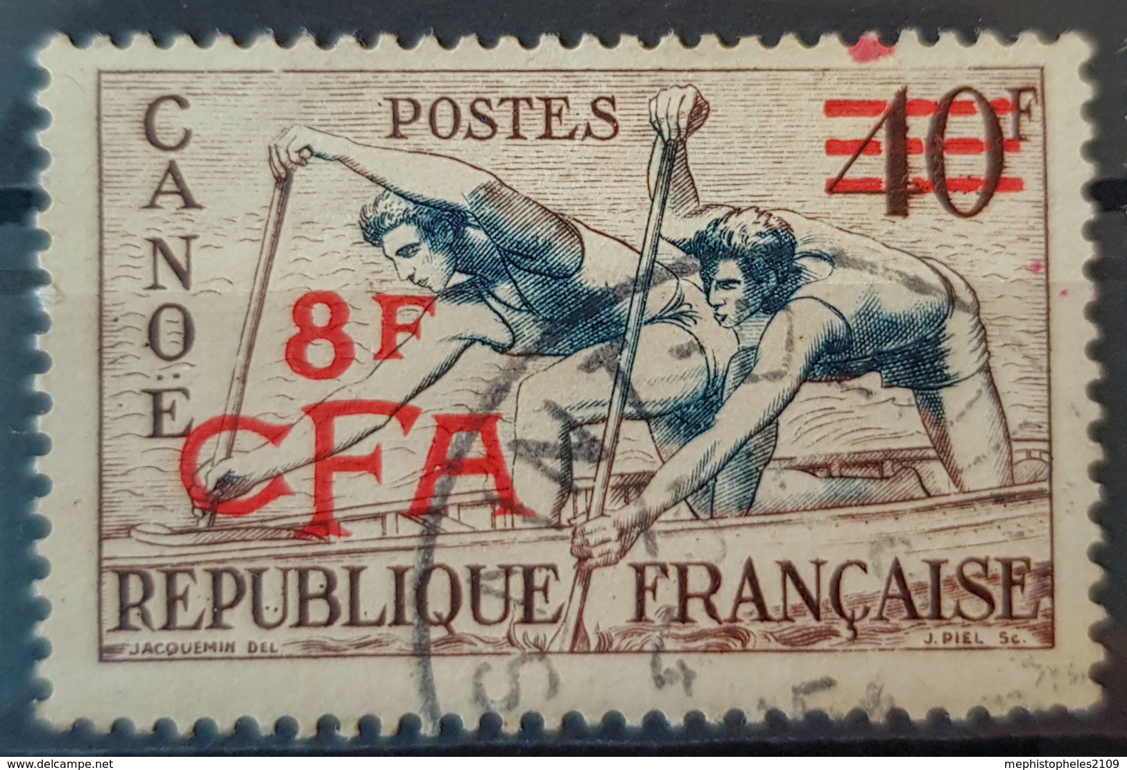 RÉUNION / CTA 1949/52 - Canceled - YT 314 - 8F - Used Stamps