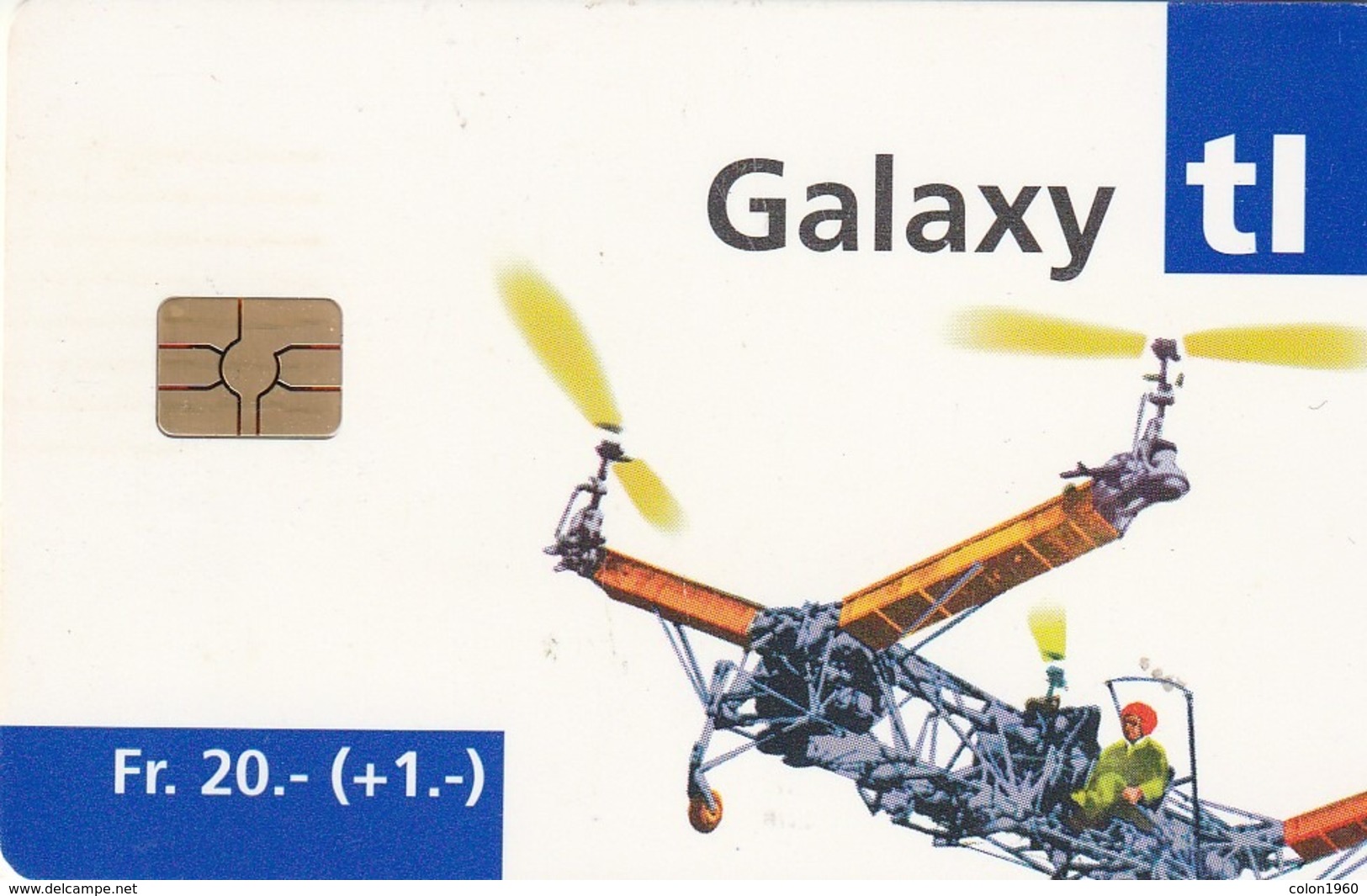 SUIZA. Billete De Transporte › Galaxy Avion 2. 06.2004. CH-TL-002.03. (089). - Other & Unclassified