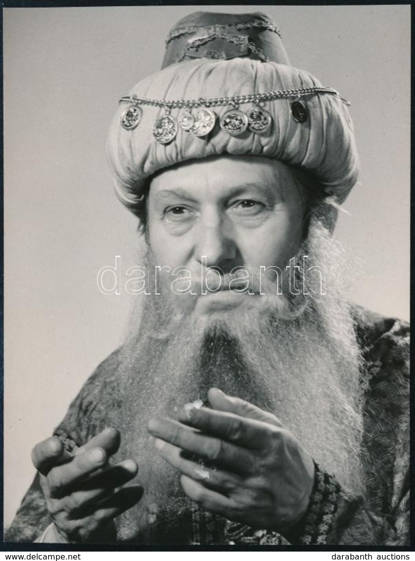 1973 Bessenyei Ferenc (1919-2004) Gül Baba Szerepében, Feliratozott Sajtófotó, 13×10 Cm - Sonstige & Ohne Zuordnung