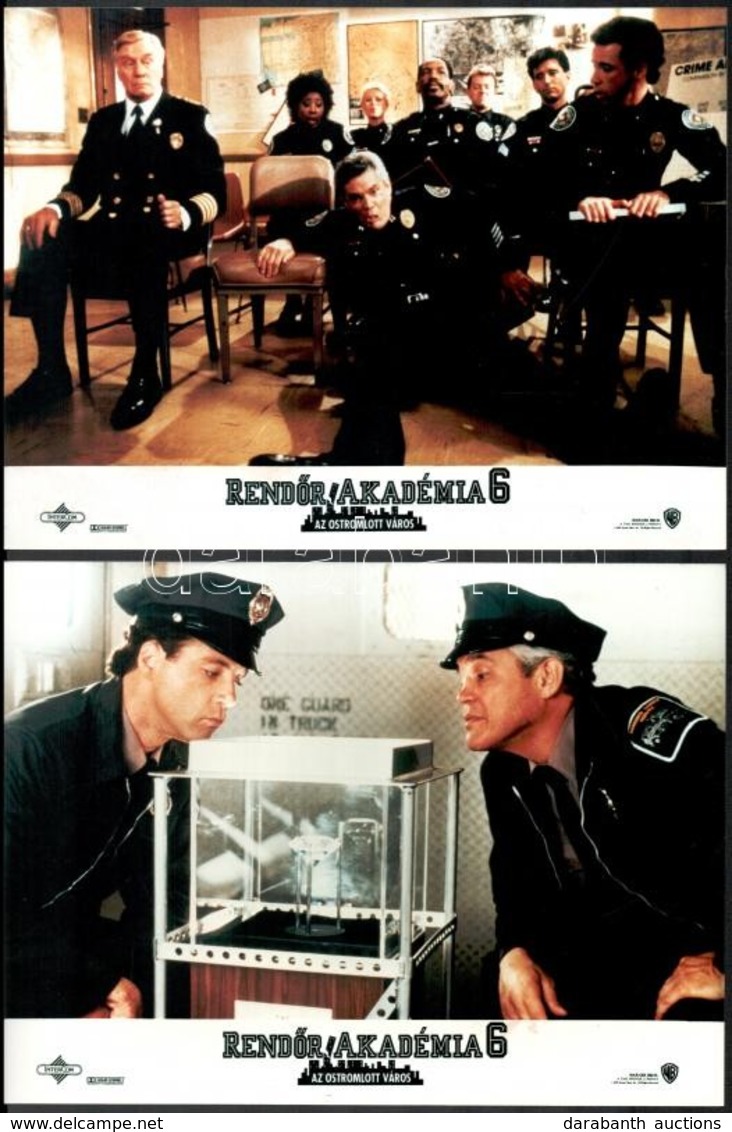 Rendőrakadémia 6, 9 Db Színes Filmfotó, 18×24 Cm - Sonstige & Ohne Zuordnung