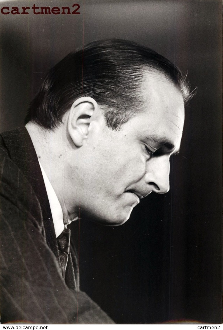 PHOTOGRAPHIE ANCIENNE BEAU PORTRAIT DE JACQUES CHIRAC MAIRE DE PARIS POLITIQUE PRESIDENT FRANCAIS - Personalità