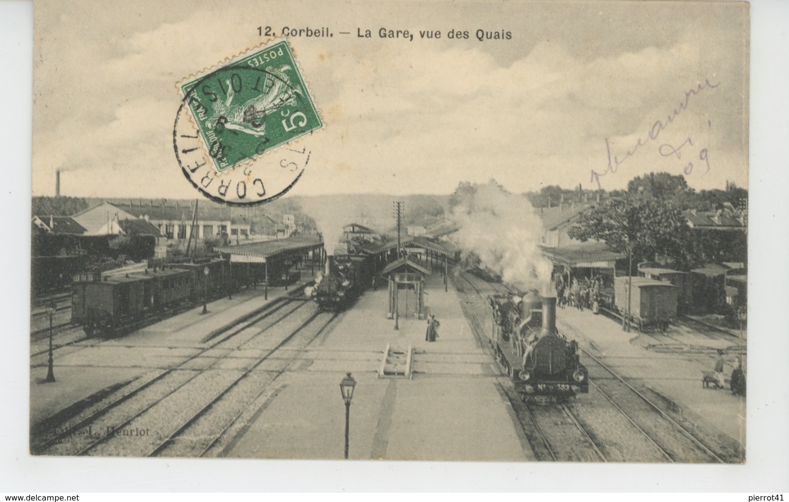 CORBEIL - La Gare, Vue Des Quais (trains ) - Corbeil Essonnes