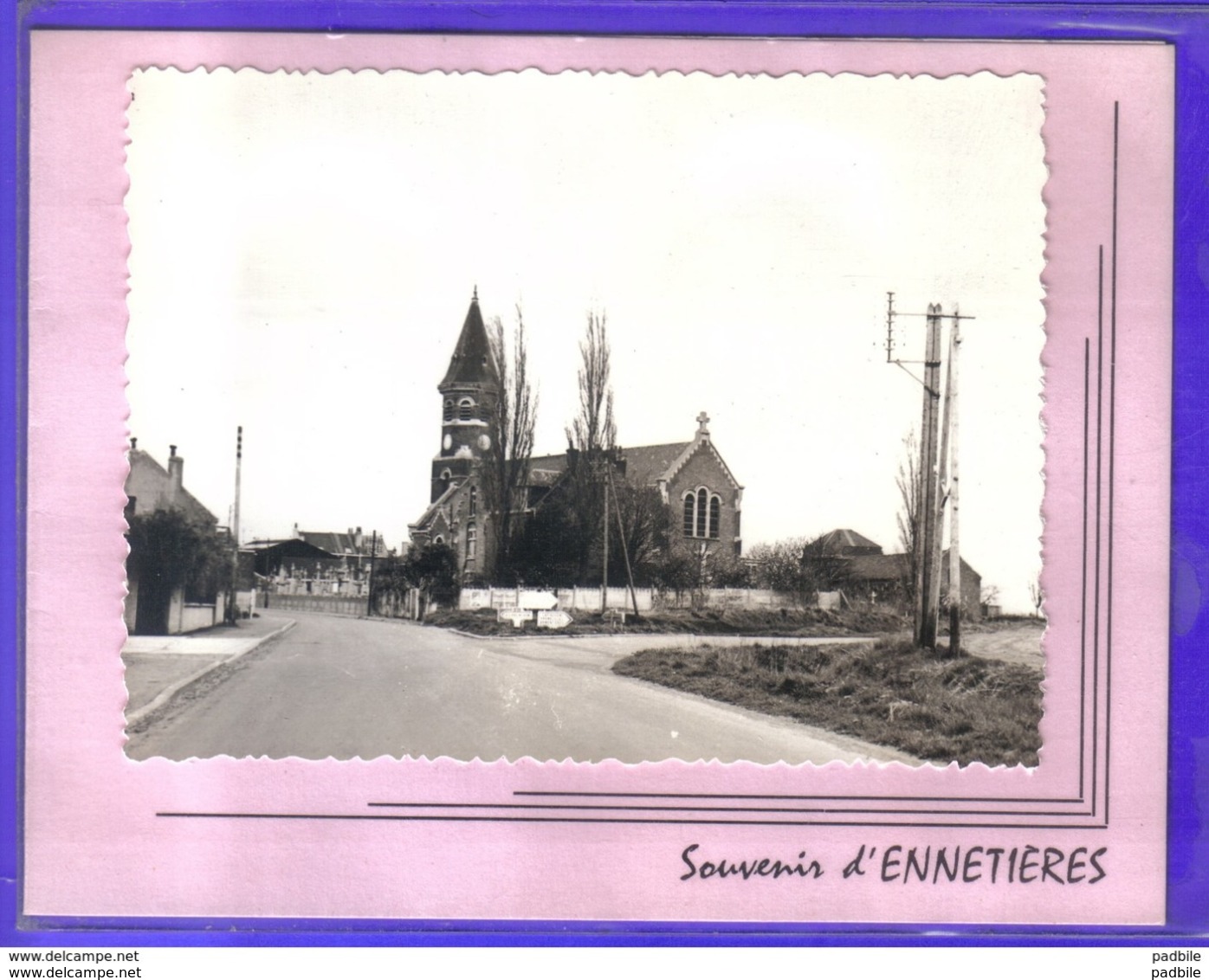 Carte Postale 59. Souvenir D'Ennetières  Très Beau Plan - Autres & Non Classés