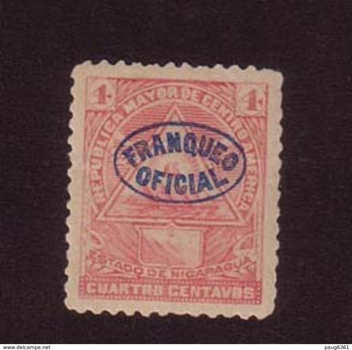 NICARAGUA SC  N°O118 NEUF* MLH - Nicaragua