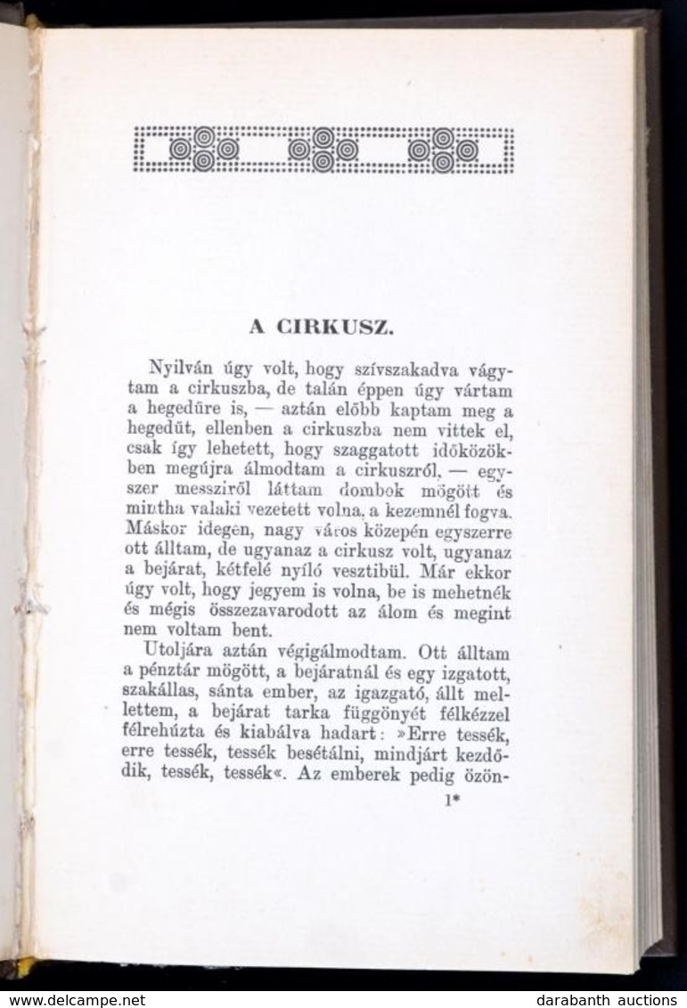 Karinthy Frigyes: Két Hajó. Novellák. Bp.,1915, Athenaeum, 204+4 P. Első Kiadás. Átkötött Aranyozott Gerincű Modern Kemé - Ohne Zuordnung