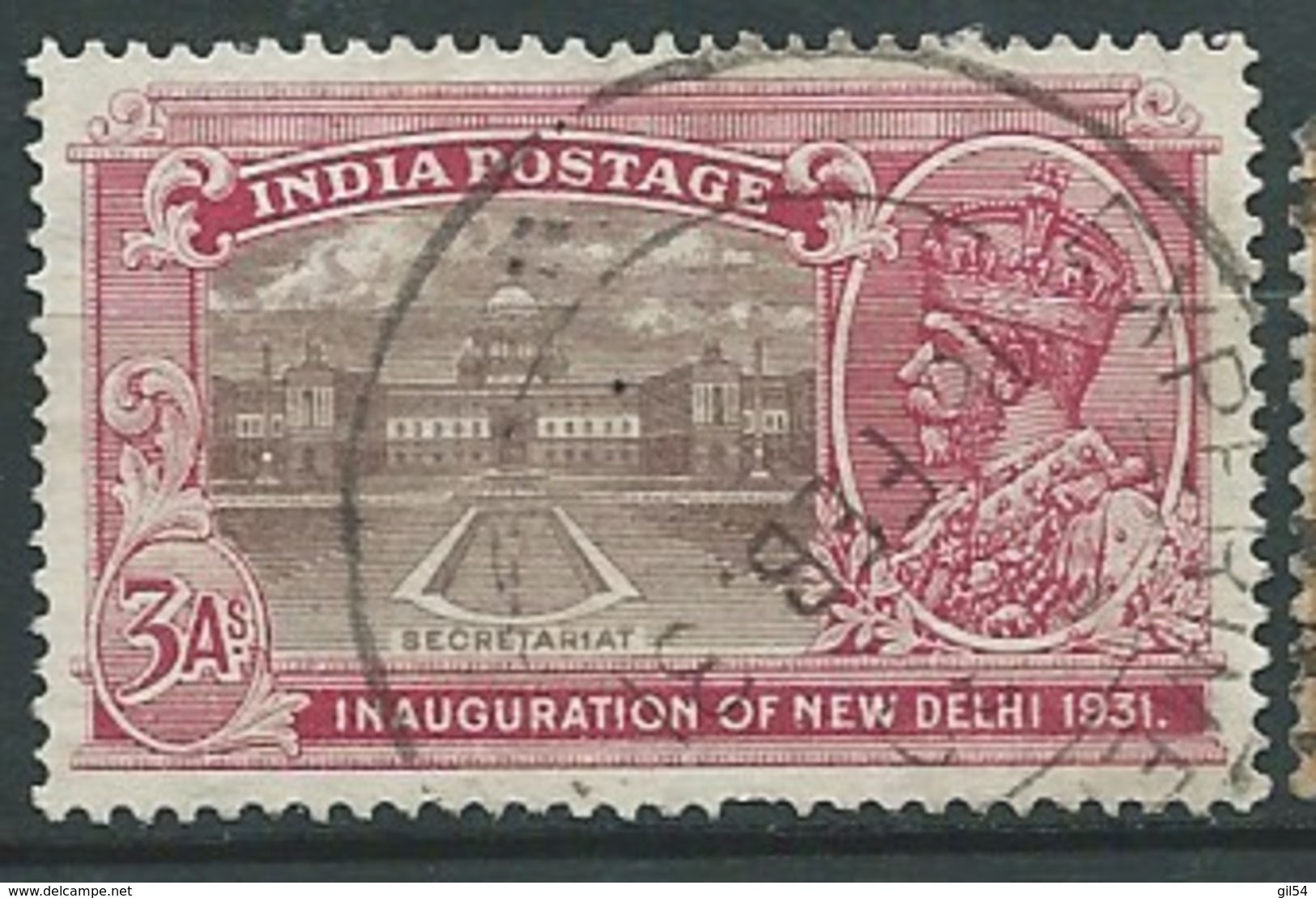 Inde Anglaise - Yvert N°   131  Oblitéré   - Ava 28117 - 1911-35 King George V