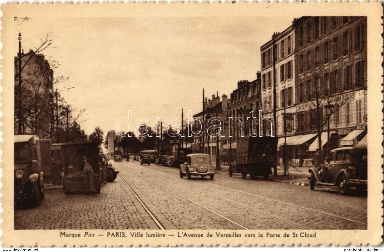 ** * 7 Db Régi Francia Városképes Lap / 7 Pre-1945 French Town-view Postcards - Ohne Zuordnung