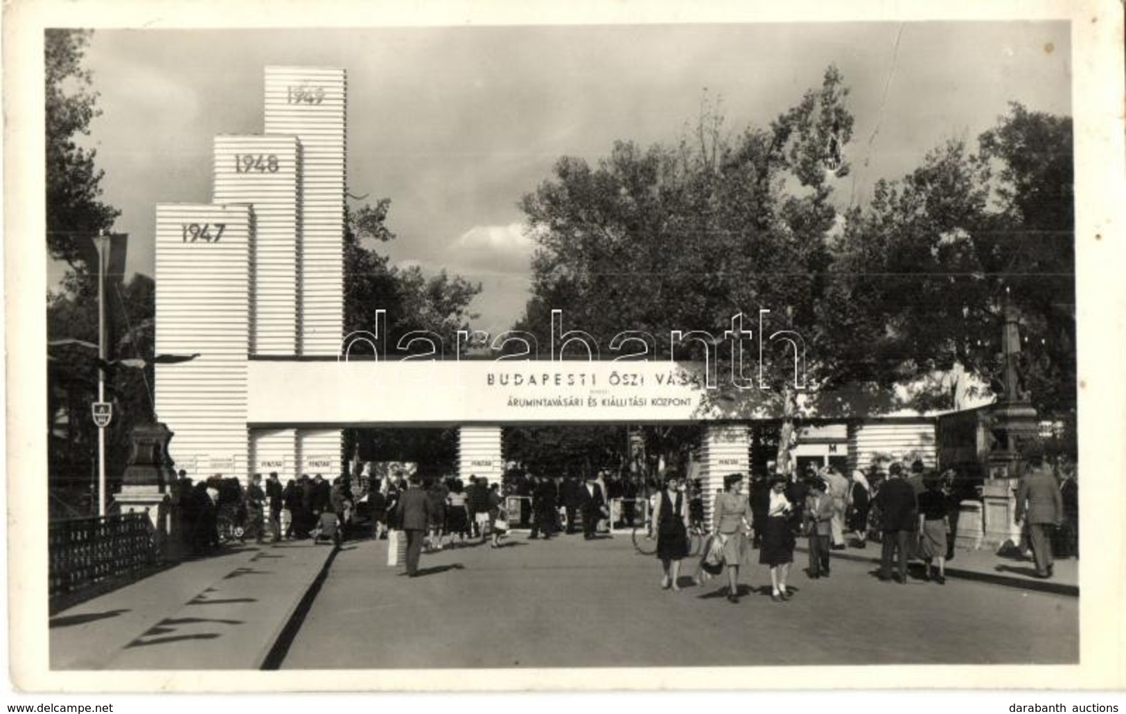 T2 1947 Budapest, Őszi Vásár, Áruminta Vásár és Kiállítási Központ, So. Stpl - Ohne Zuordnung