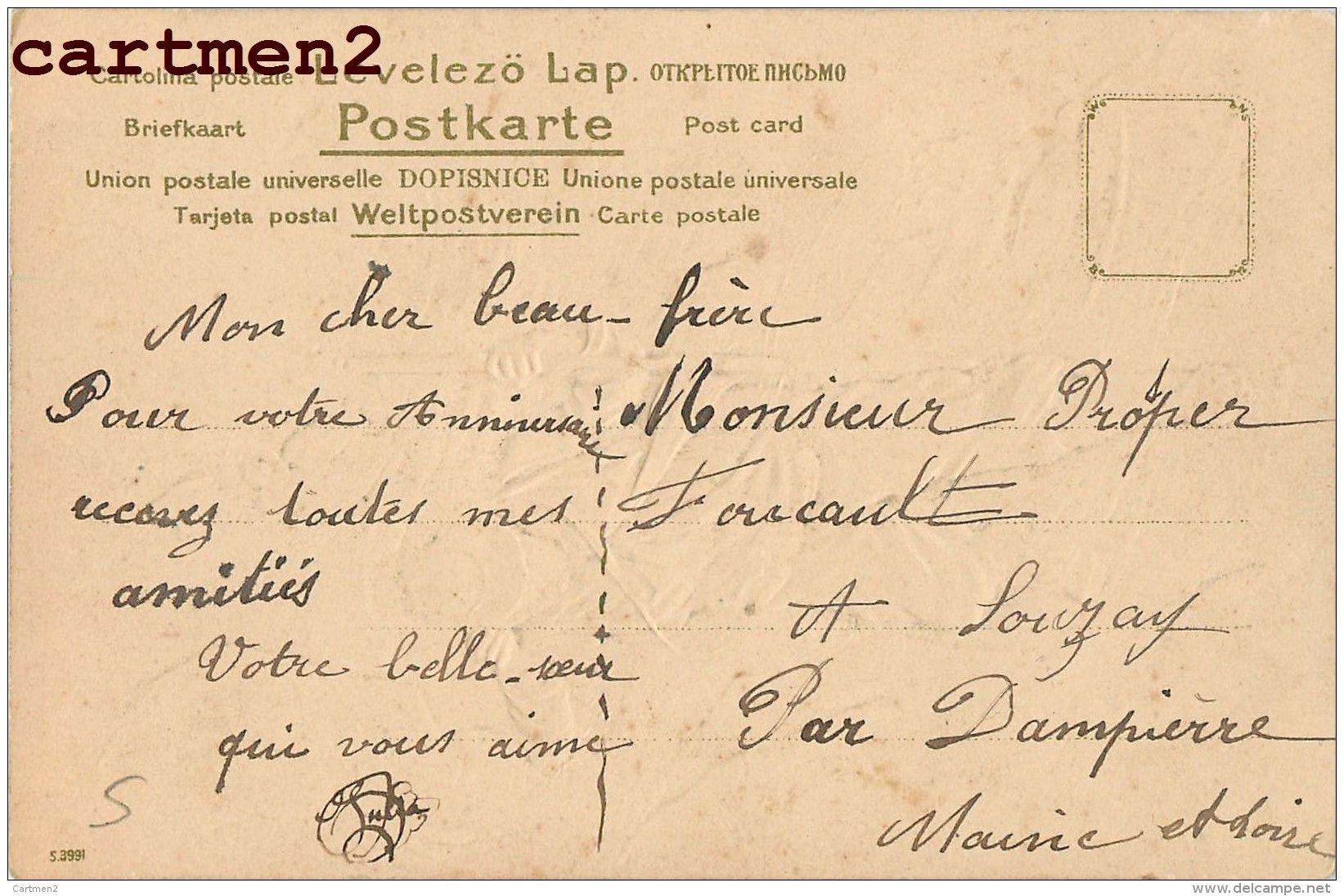 BELLE CPA GAUFREE : ILLUSTRATEUR ALPINISME MONTAGNE SPORT MONTAGNE ALPINISTE MONT-BLANC ALPES - Voor 1900
