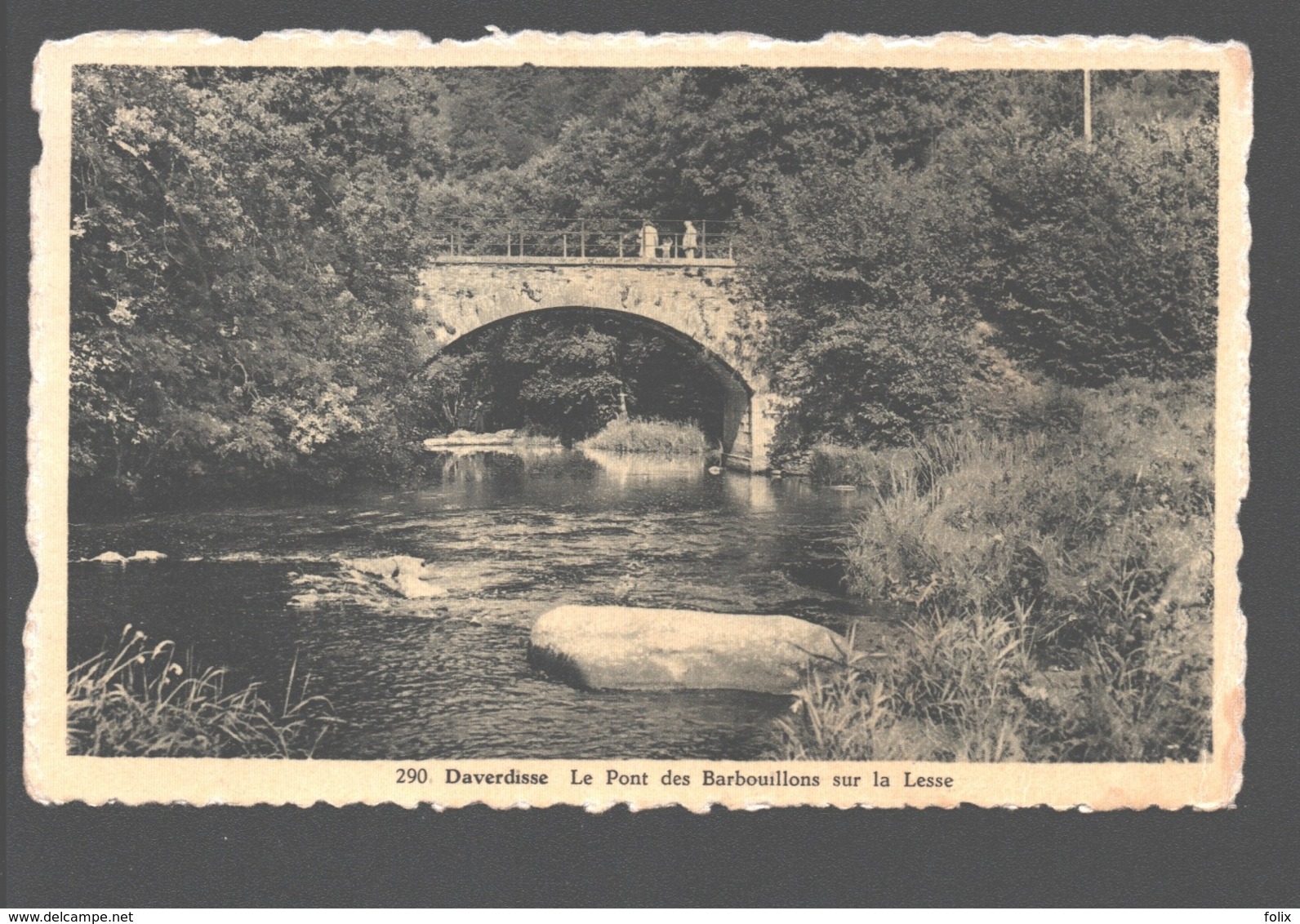 Daverdisse - Le Pont Des Barbouillons Sur La Lesse - Daverdisse