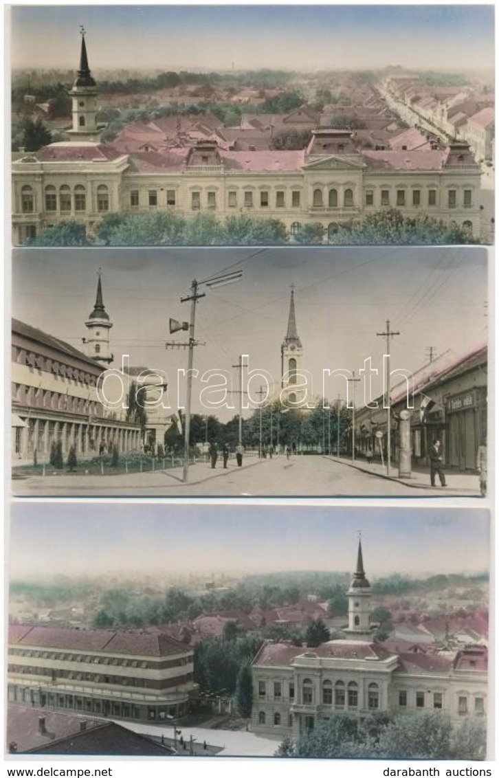 ** Óbecse, Stari Becej; 3 Db Modern Használatlan Képeslap Az 1955-60-as évekből - 3 Modern Unused Postcards From 1955-60 - Non Classificati