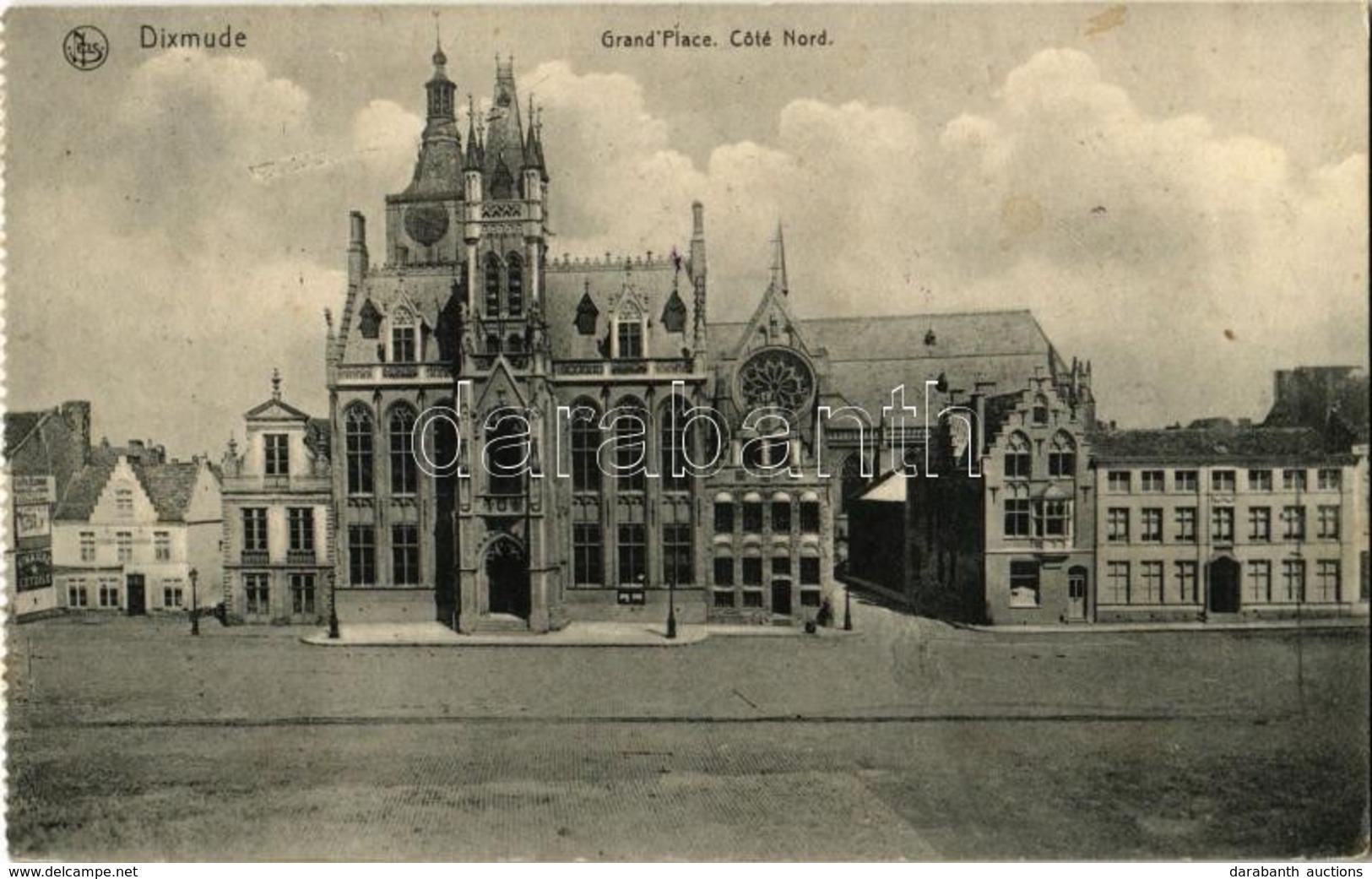 * T2 1915 Diksmuide, Dixmude; Grand Place, Cote Nord / North Coast, Square - Non Classés