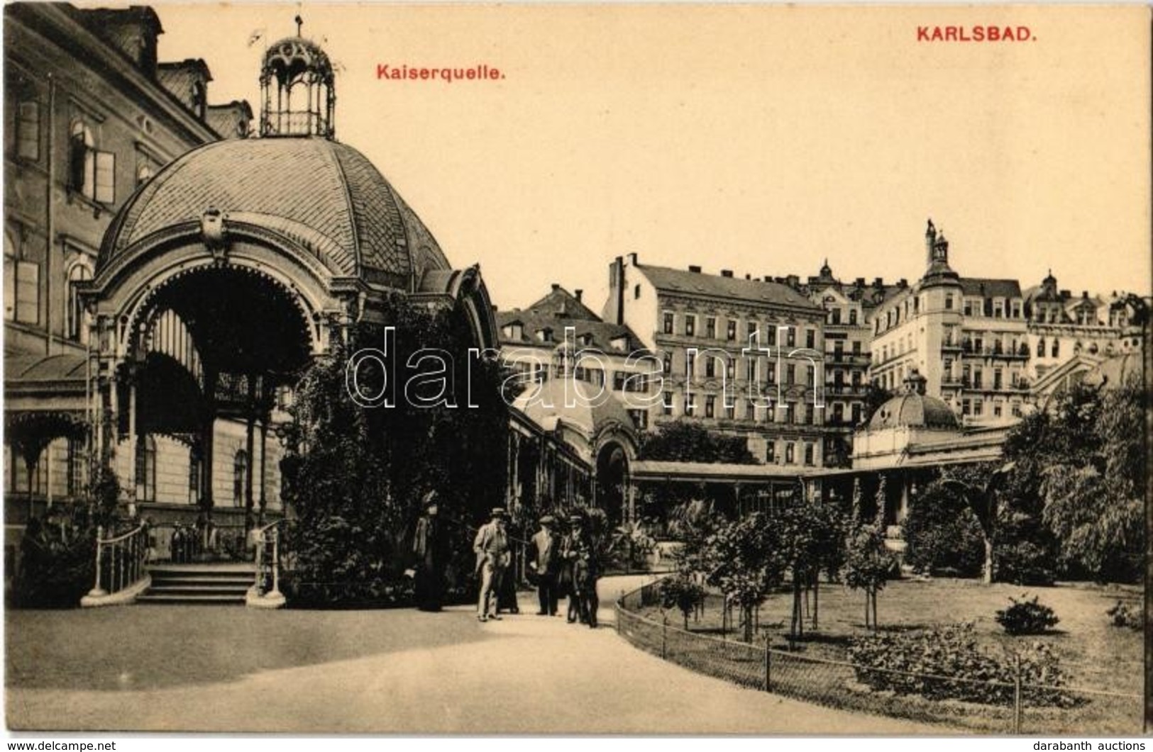 ** T1 Karlovy Vary, Karlsbad; Kaiserquelle / Spring - Ohne Zuordnung