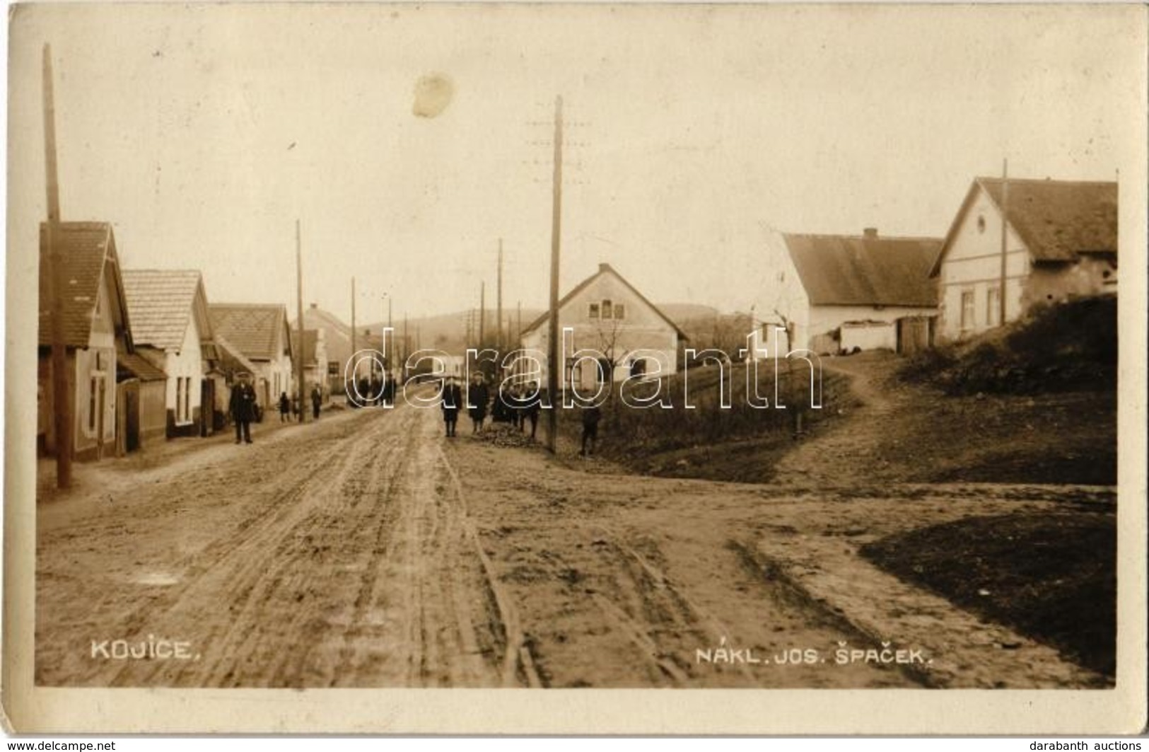 T2/T3 1935 Kojice, Street View. Jos. Spacek (fl) - Ohne Zuordnung