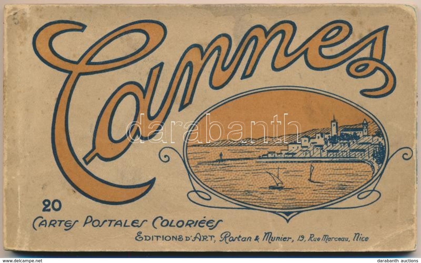 ** Cannes - Postcard Booklet With 20 Postcards - Ohne Zuordnung