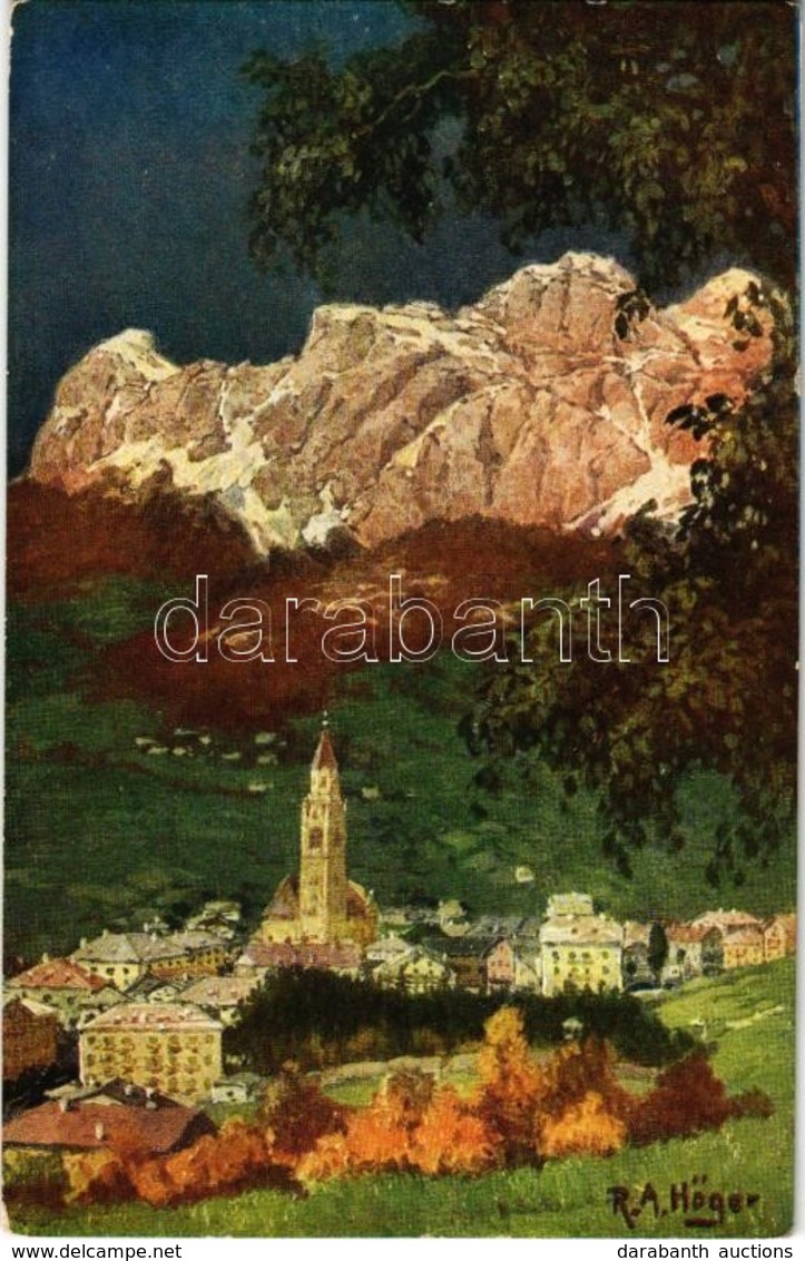 ** T2 Cortina D'Ampezzo, Art Postcard S: R. A. Höger - Ohne Zuordnung