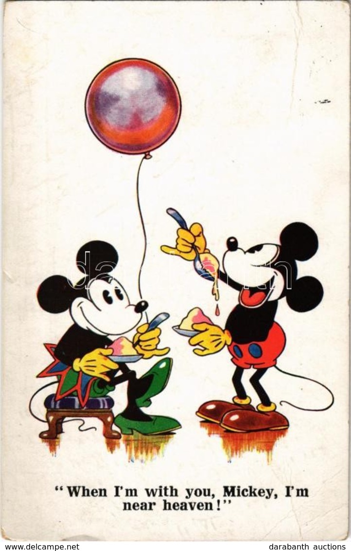 T3 1931 When I'm With You, Mickey, I'm Near Heaven! Mickey And Minnie Mouse. Walter E. Disney. A.R.i.B. Co. 1790. (EB) - Ohne Zuordnung