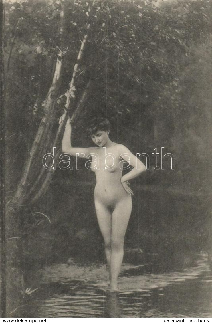** T4 Vintage Erotic Nude Lady (non PC) (vágott / Cut) - Ohne Zuordnung