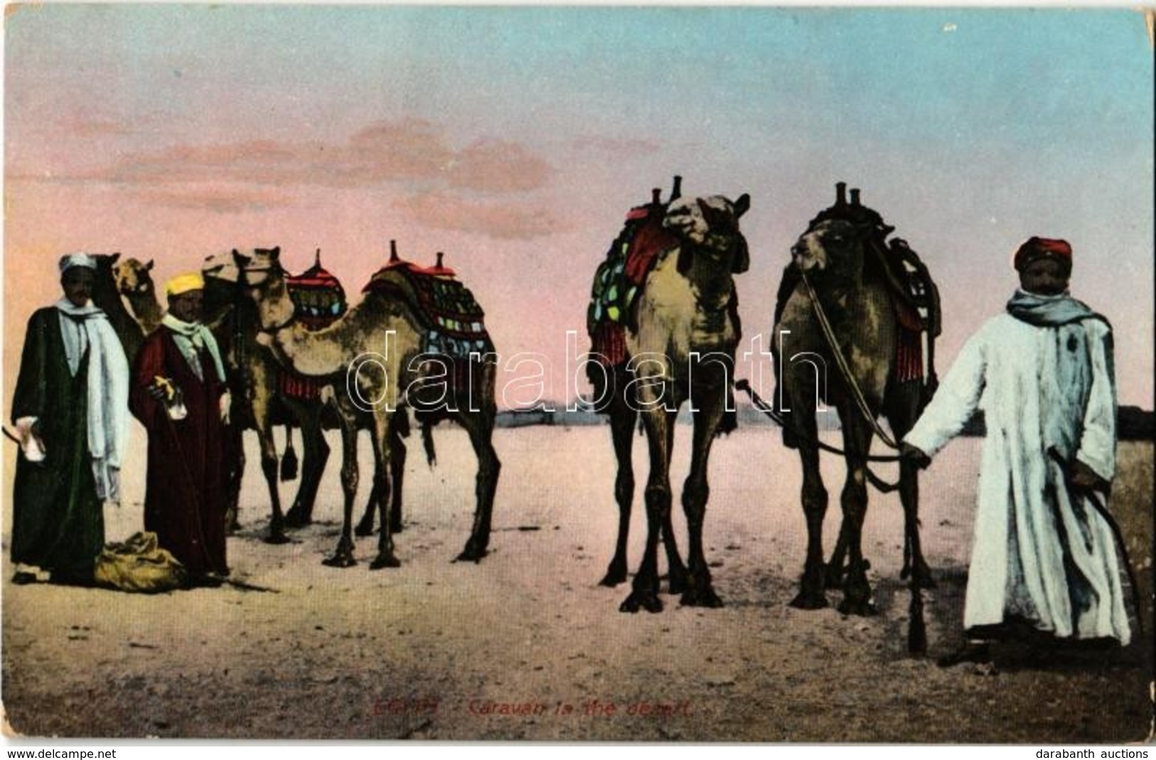 * T2 Caravane Au Désert / Caravan In The Desert, Camels, Egyptian Folklore - Ohne Zuordnung