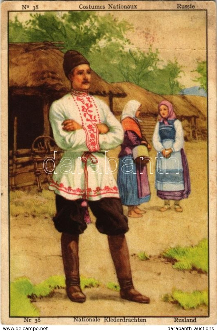 * T3 Costumes Nationaux Russie / Nationale Klederdrachten Rusland / National Costumes, Russian Folklore + Chocolat Meuri - Ohne Zuordnung