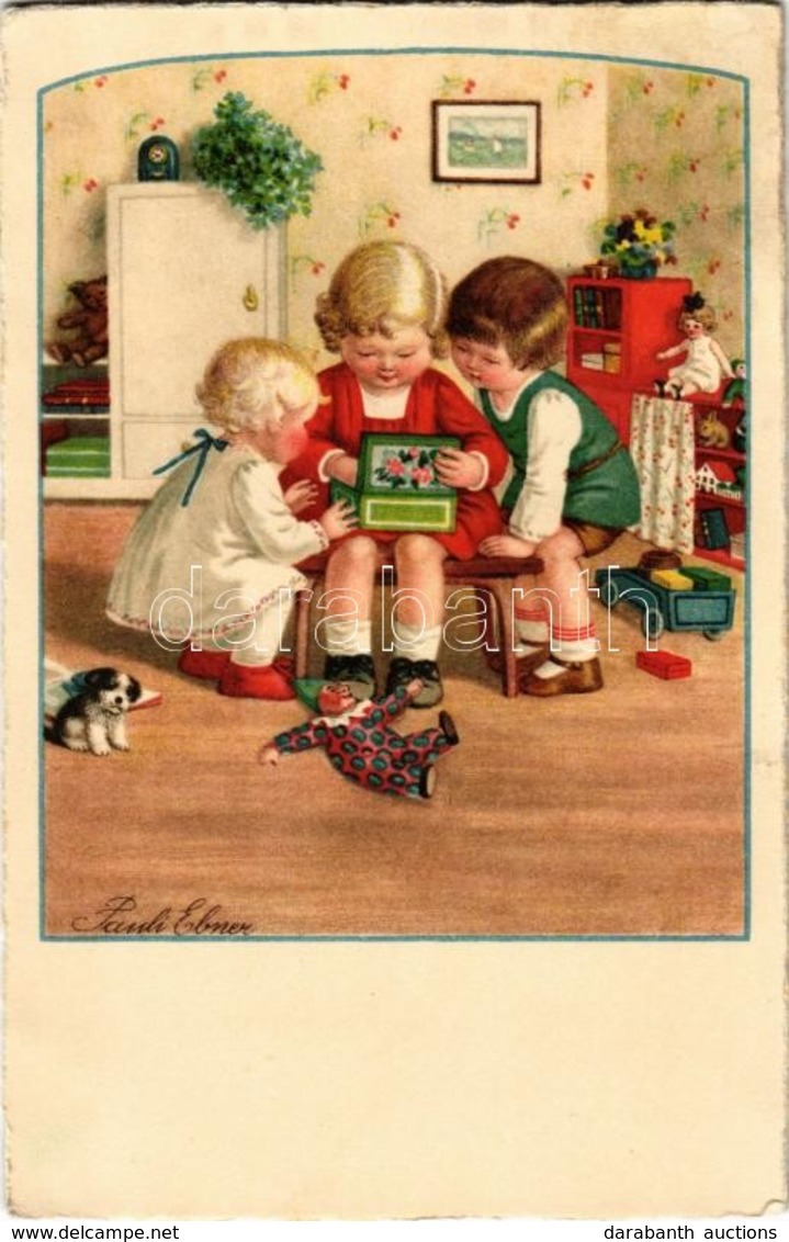 T2/T3 1938 Children Art Postcard. D.A.G.B. No. 3339.  Litho S: Pauli Ebner - Ohne Zuordnung