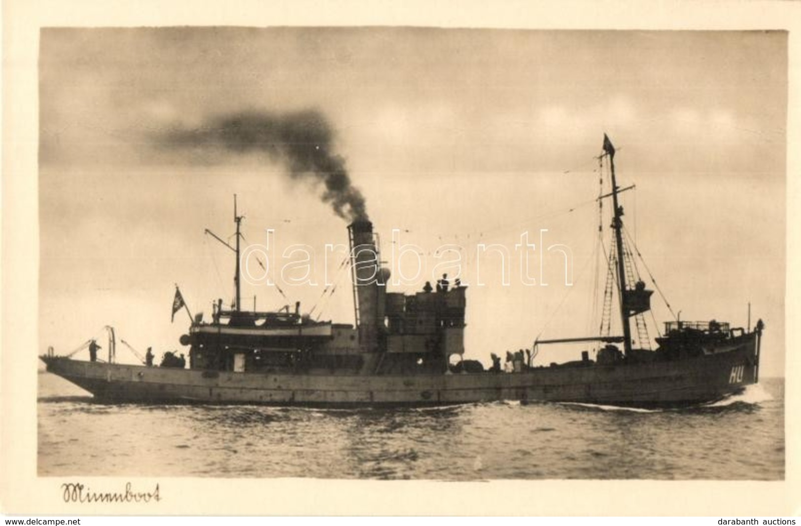** T1 HU Minenboot, Kaiserliche Marine / German Imperial Navy Minelayer - Ohne Zuordnung