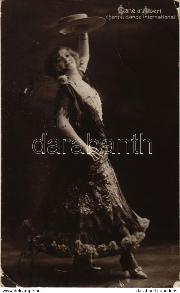 T2/T3 1913 Liane D'Albert, Chant Et Dance International / Singer And Dancer Lady (EK) - Ohne Zuordnung