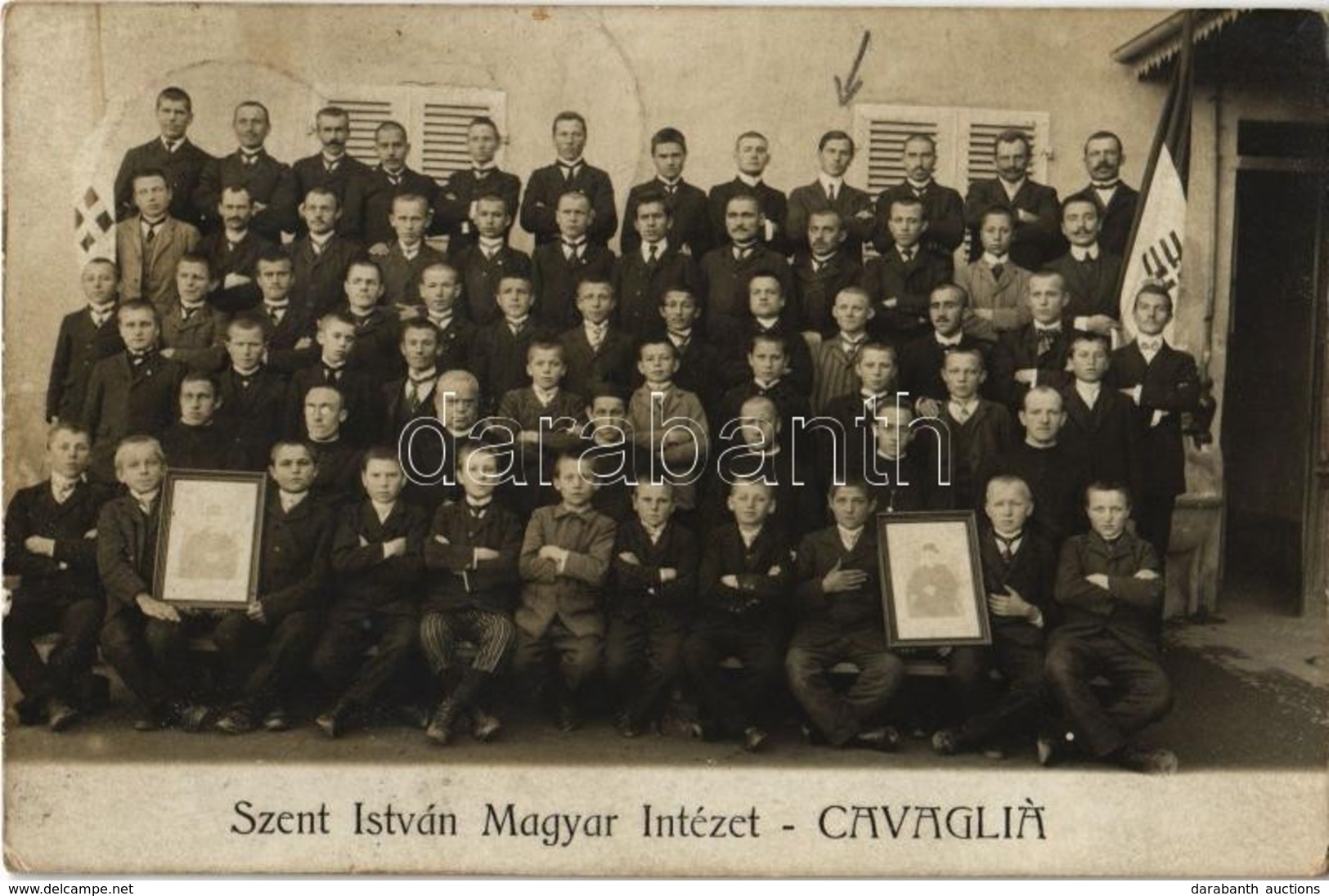 T2/T3 1910 Cavaglia, Szent István Magyar Intézet / Hungarian Institute In Cavaglia (Italy). Photo (Hungarika / Hungarica - Ohne Zuordnung