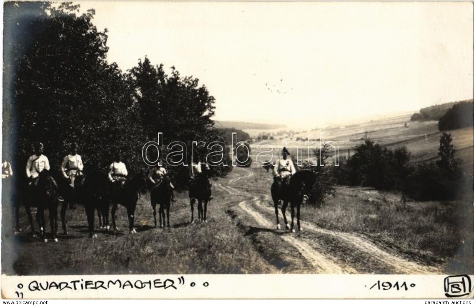 * T2 1911 Quartiermacher / Austro-Hungarian K.u.K. Military, Quartermasters. Photo - Ohne Zuordnung