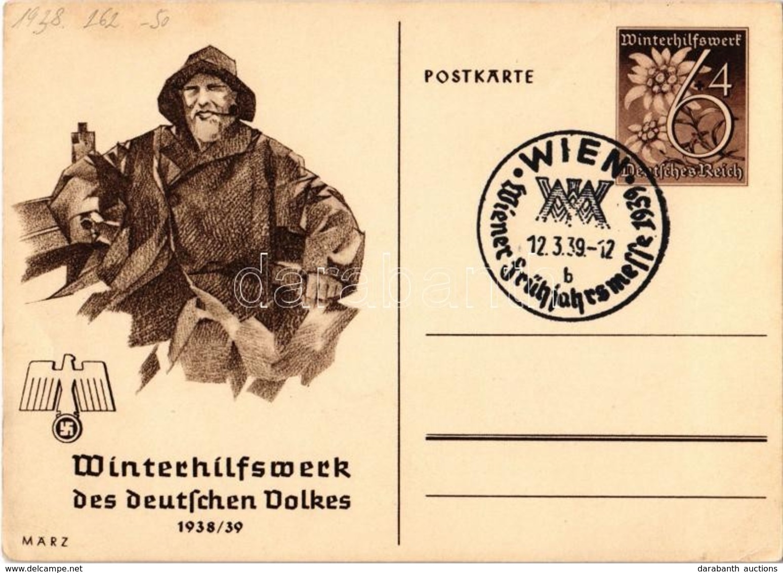 * T2/T3 Winterhilfswerk (WHW) Des Deutschen Volkes 1938-39 März / 'Winter Relief Of The German People' NSDAP Nazi Party  - Ohne Zuordnung