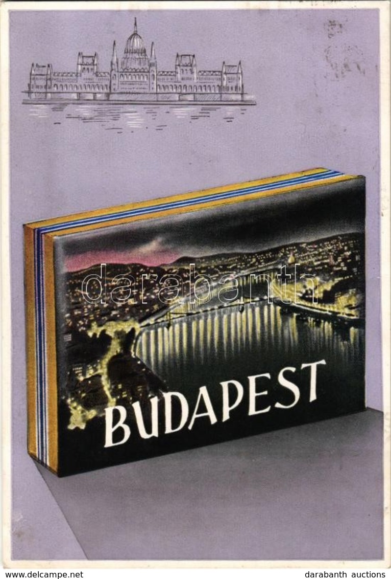 T2 Budapest Cigaretta Reklám / Budapest Cigarettes Advertisement Card - Ohne Zuordnung