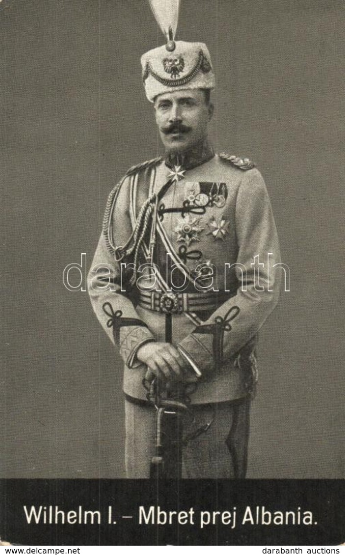 T2/T3 Wilhelm I - Mbret Prej Albania / William, Prince Of Albania - Ohne Zuordnung