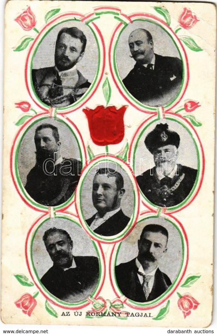 T2/T3 1906 A Második Wekerle-kormány Tagjai: Wekerle Sándor, Ifj. Andrássy Gyula, Polónyi Géza, Kossuth Ferenc, Apponyi  - Unclassified
