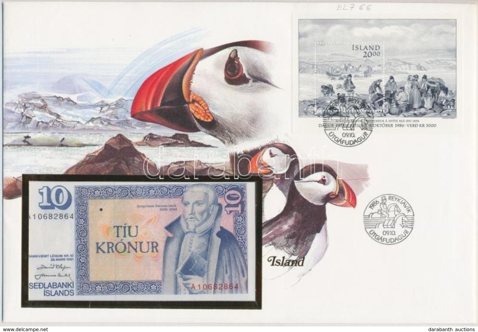 Izland 1961. 10K Borítékban, Alkalmi Bélyeggel és Bélyegzéssel T:I
Iceland 1961. 10 Kronur In Envelope With Stamps And C - Ohne Zuordnung