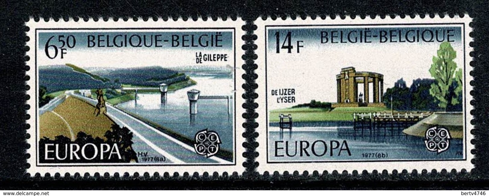 Belg. 1977 EUROPA OBP/COB 1853/54** MNH - Ungebraucht