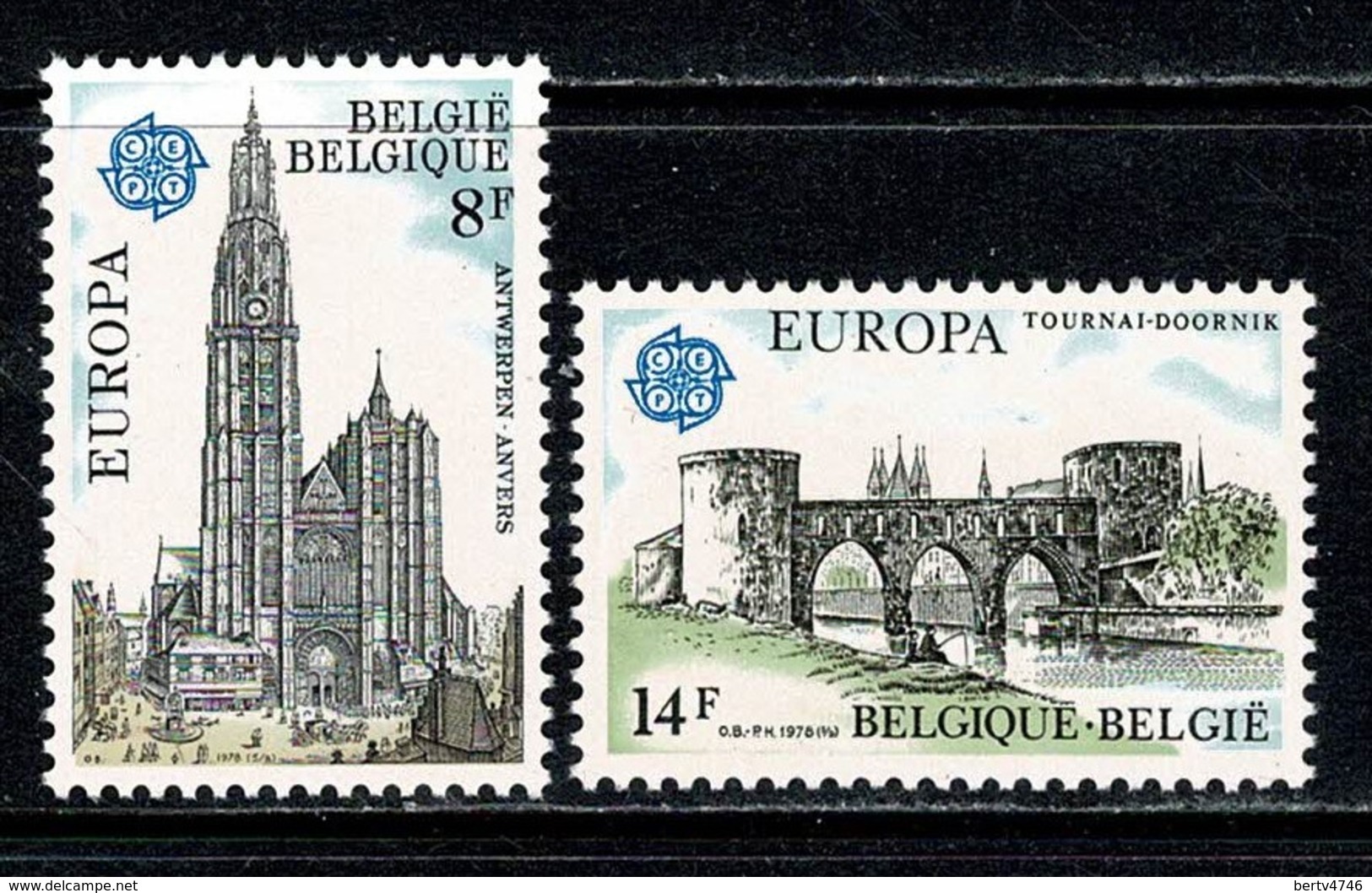 Belg. 1978 EUROPA OBP/COB 1891/92** MNH - Ungebraucht