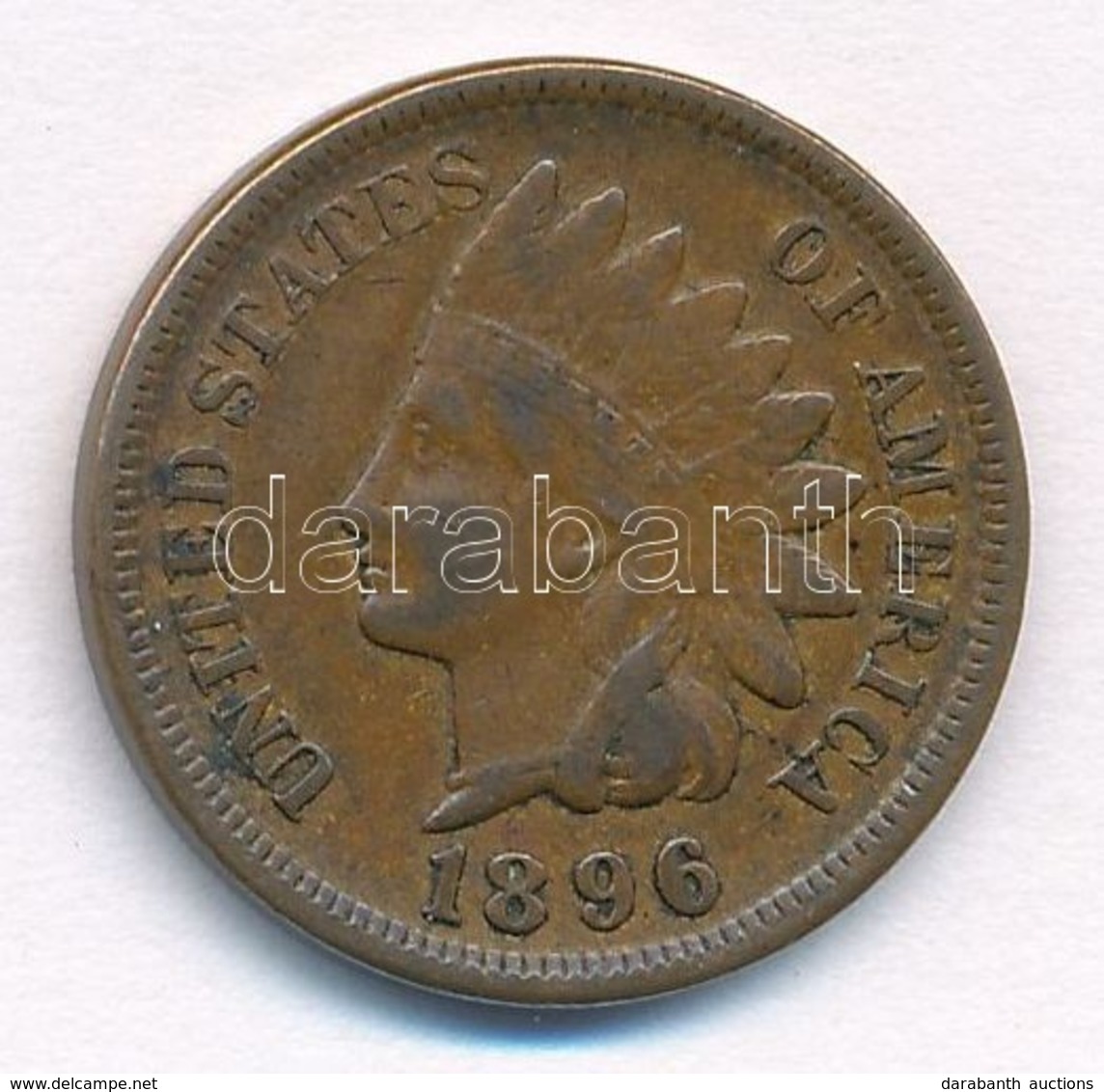 Amerikai Egyesült Államok 1896. 1c Br 'Indián' T:2
USA 1896. 1 Cent Br 'Indian Head' C:XF - Ohne Zuordnung