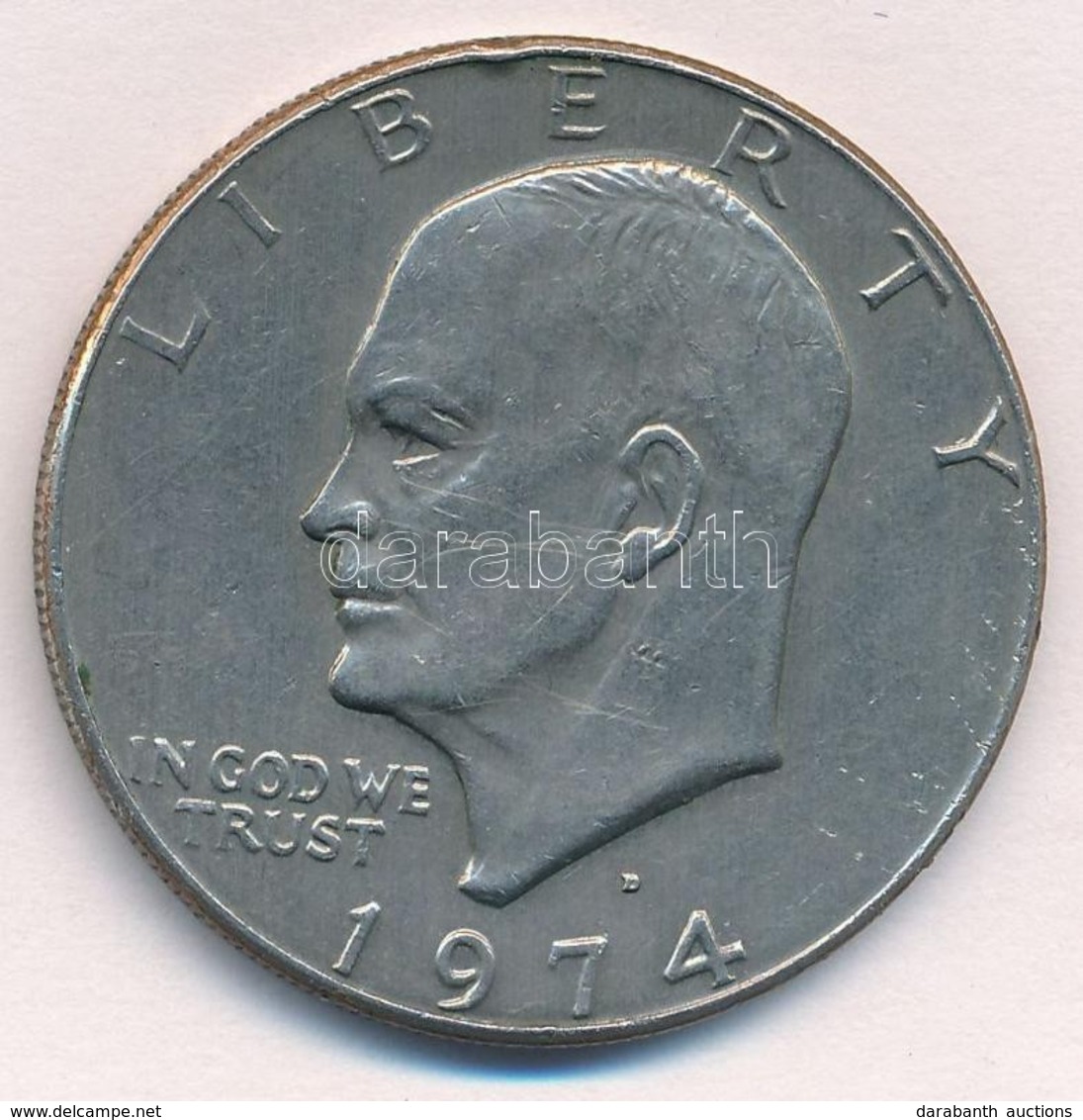 Amerikai Egyesült Államok 1974D 1$ Cu-Ni 'Eisenhower' T:2 Ph.
USA 1974D 1 Dollar Cu-Ni 'Eisenhower' C:XF Edge Error
Krau - Ohne Zuordnung