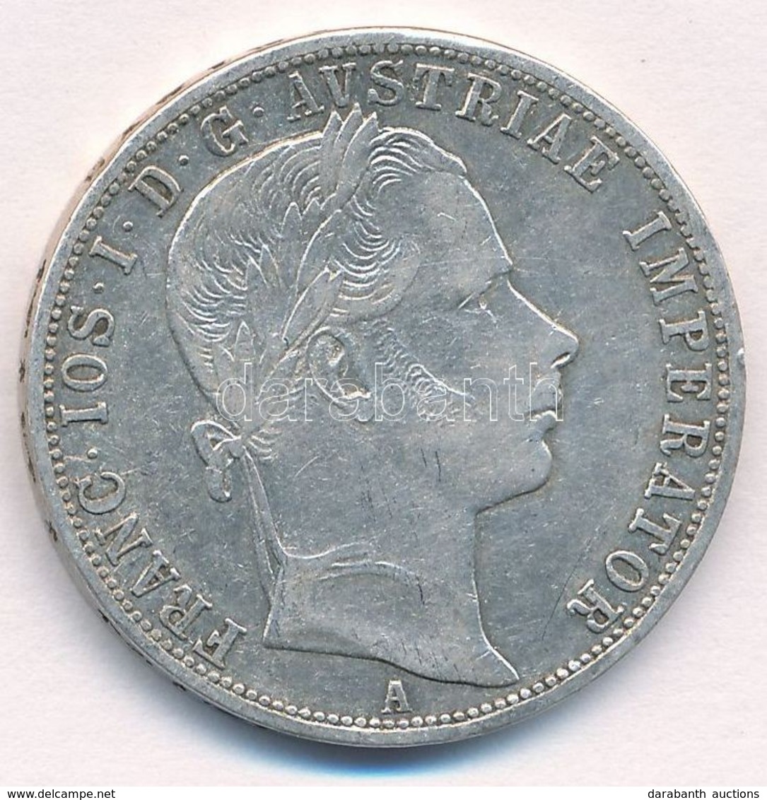 Ausztria 1860A 1Fl Ag 'Ferenc József' T:2 Austria 1860A 1 Florin Ag 'Franz Joseph' C:XF Krause KM#2219 - Ohne Zuordnung