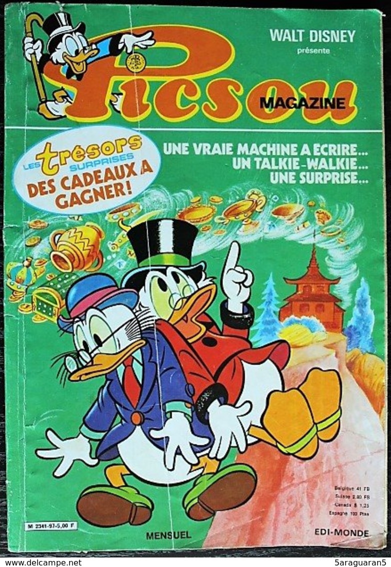 BD PICSOU MAGAZINE - N° 97 - 03/1980 - Picsou Magazine