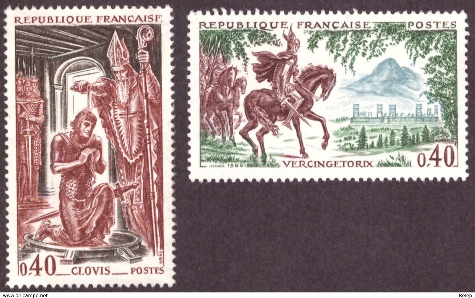 France  1966 - History Of France  Cond.  MNH - Nuevos